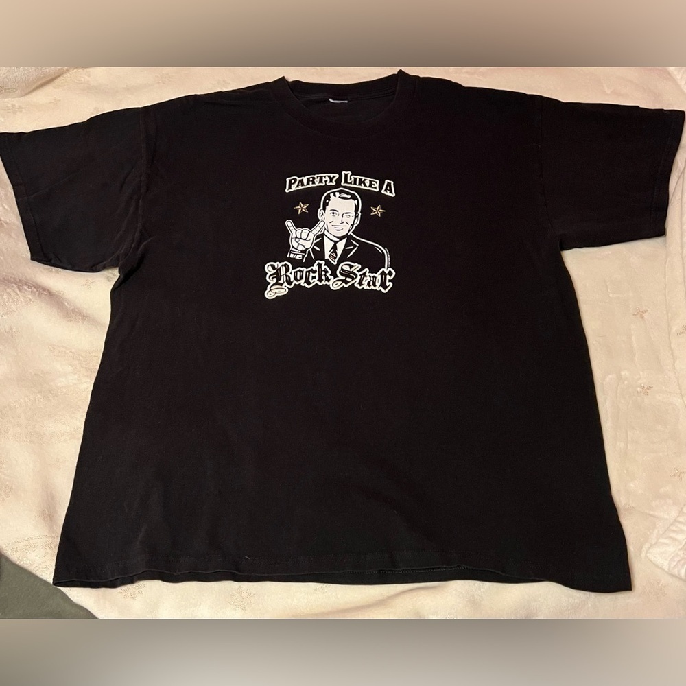 Vintage 90s Party Like a Rock Star Tshirt Men’s XL